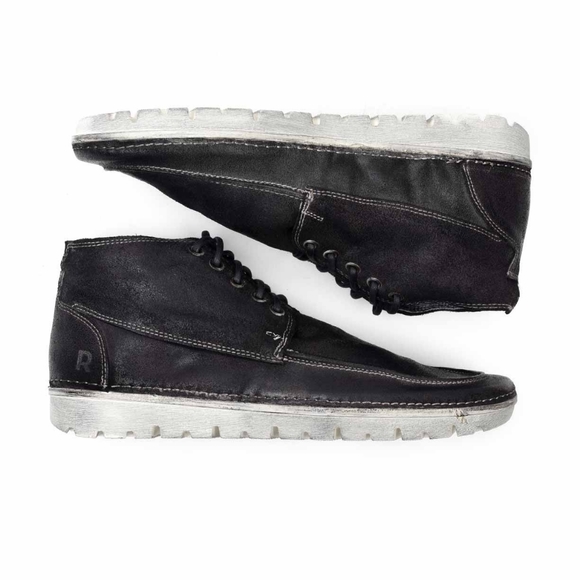 ROAN BY BEDSTU TOBIAS MEN'S BLACK LEATHER BOOTS SZ 9.5 - Picture 3 of 15